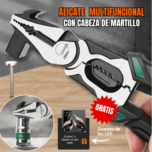 Alicate con cabeza de martillo – Multifunción industrial y doméstico
