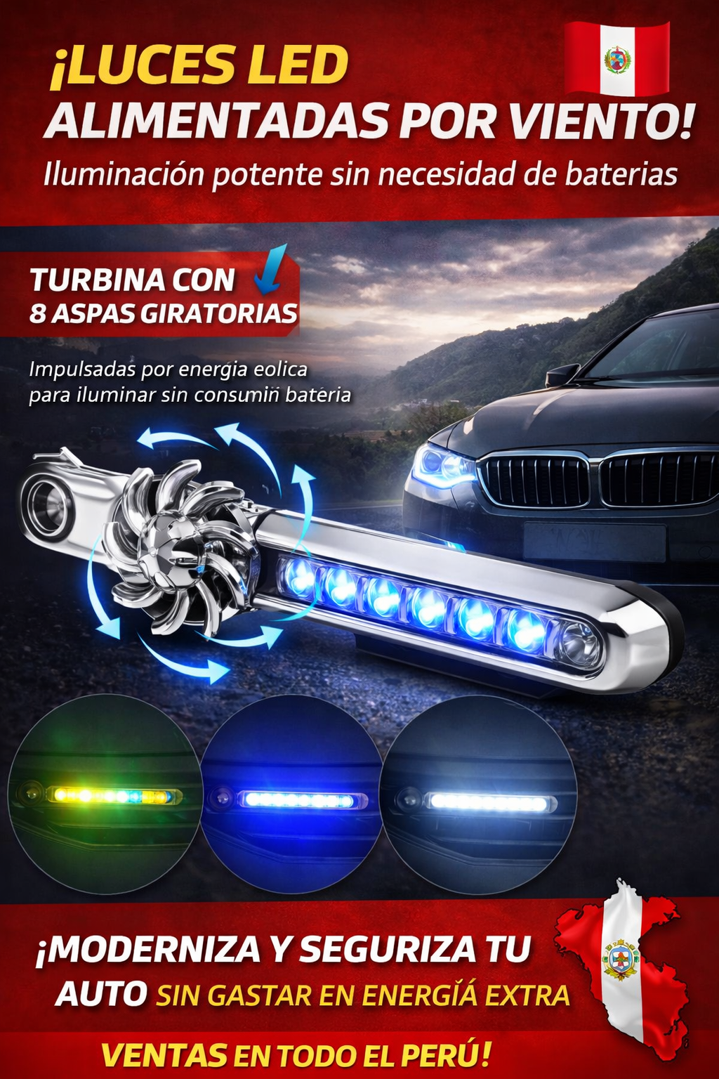 Luz led Pro para autos™ EcoDrive