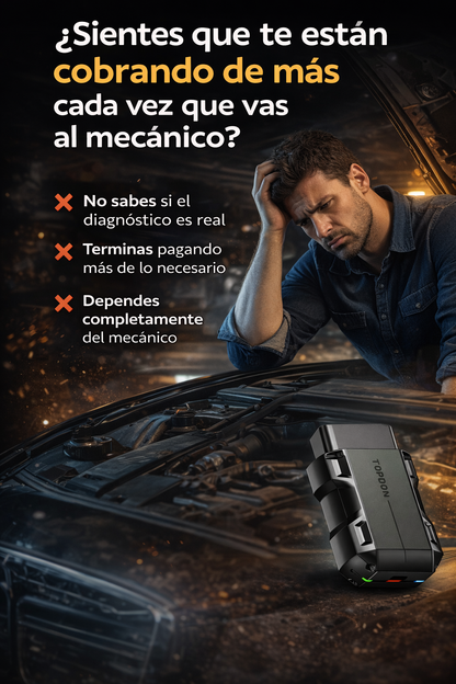 TOPDON CarPal ™ - escáner Bluetooth automotriz para celular